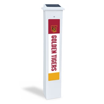 Tuskegee Golden Tigers 25" Solar Light Glow Post