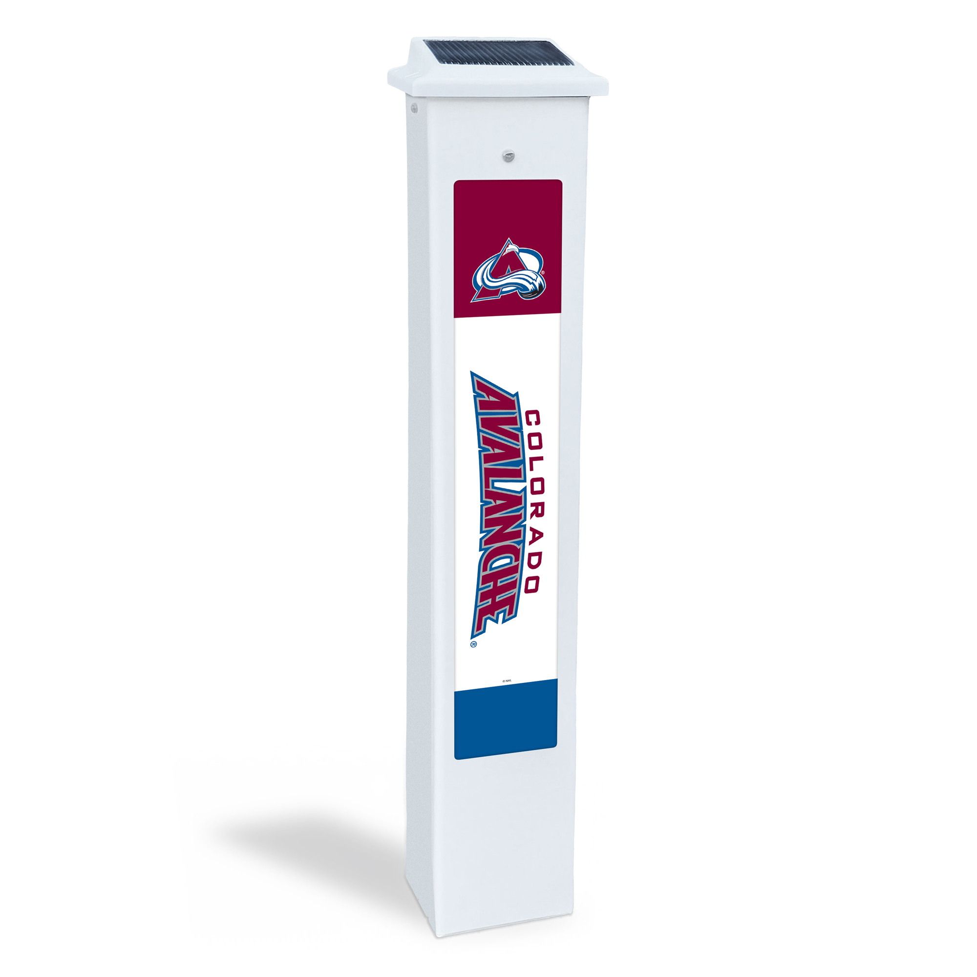 Colorado Avalanche 25" Solar Light Glow Post