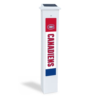 Montreal Canadiens 25" Solar Light Glow Post