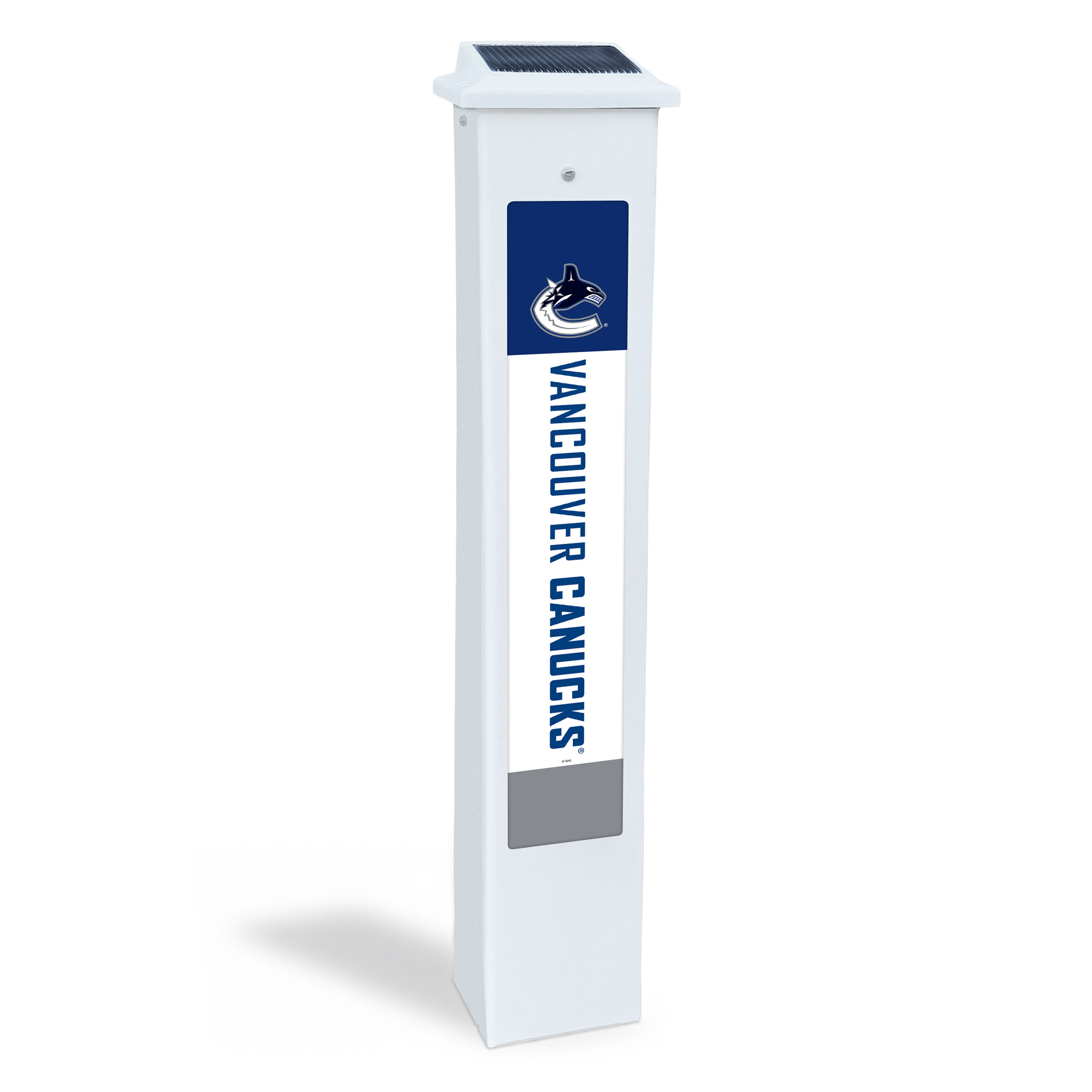 Vancouver Canucks 25" Solar Light Glow Post