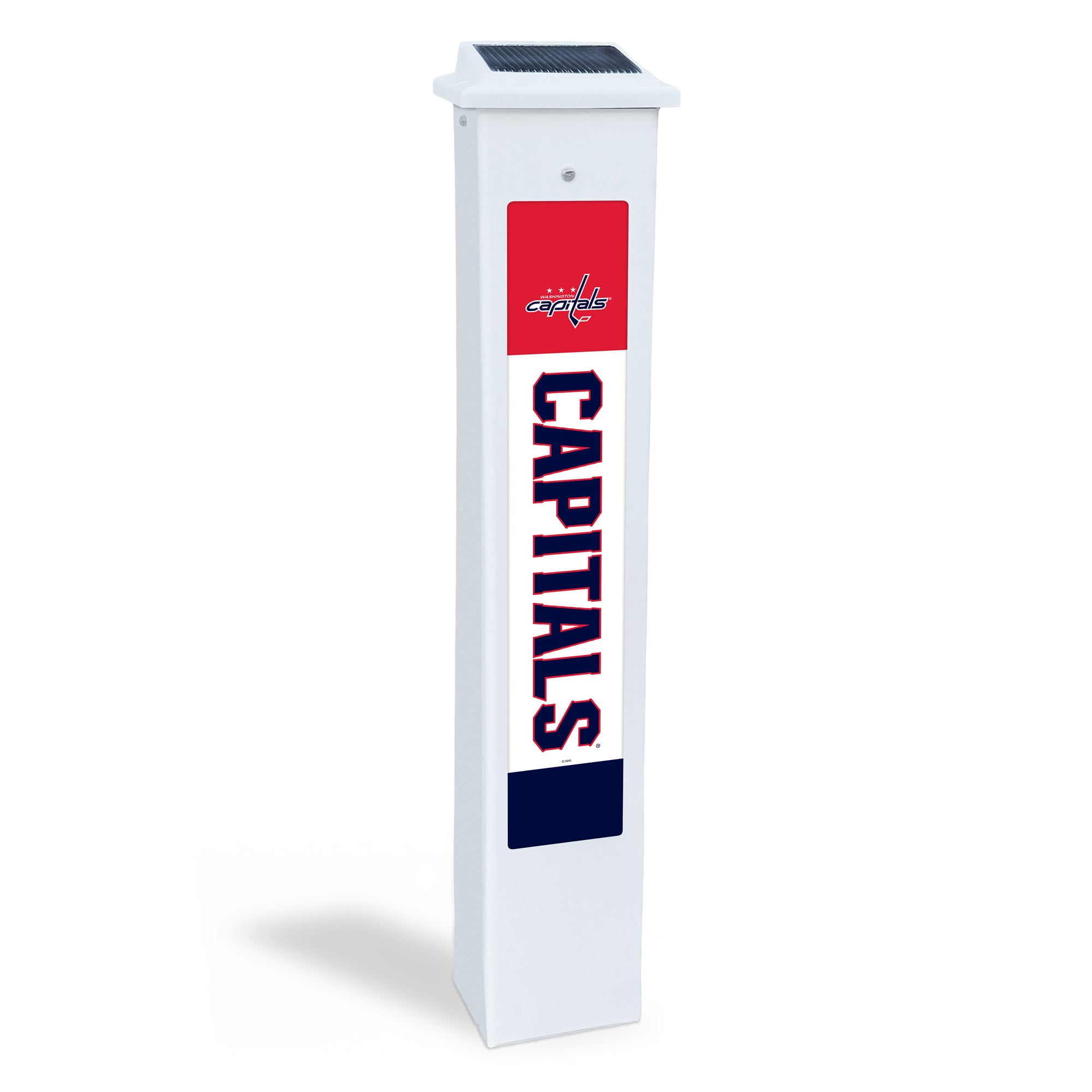 Washington Capitals 25" Solar Light Glow Post