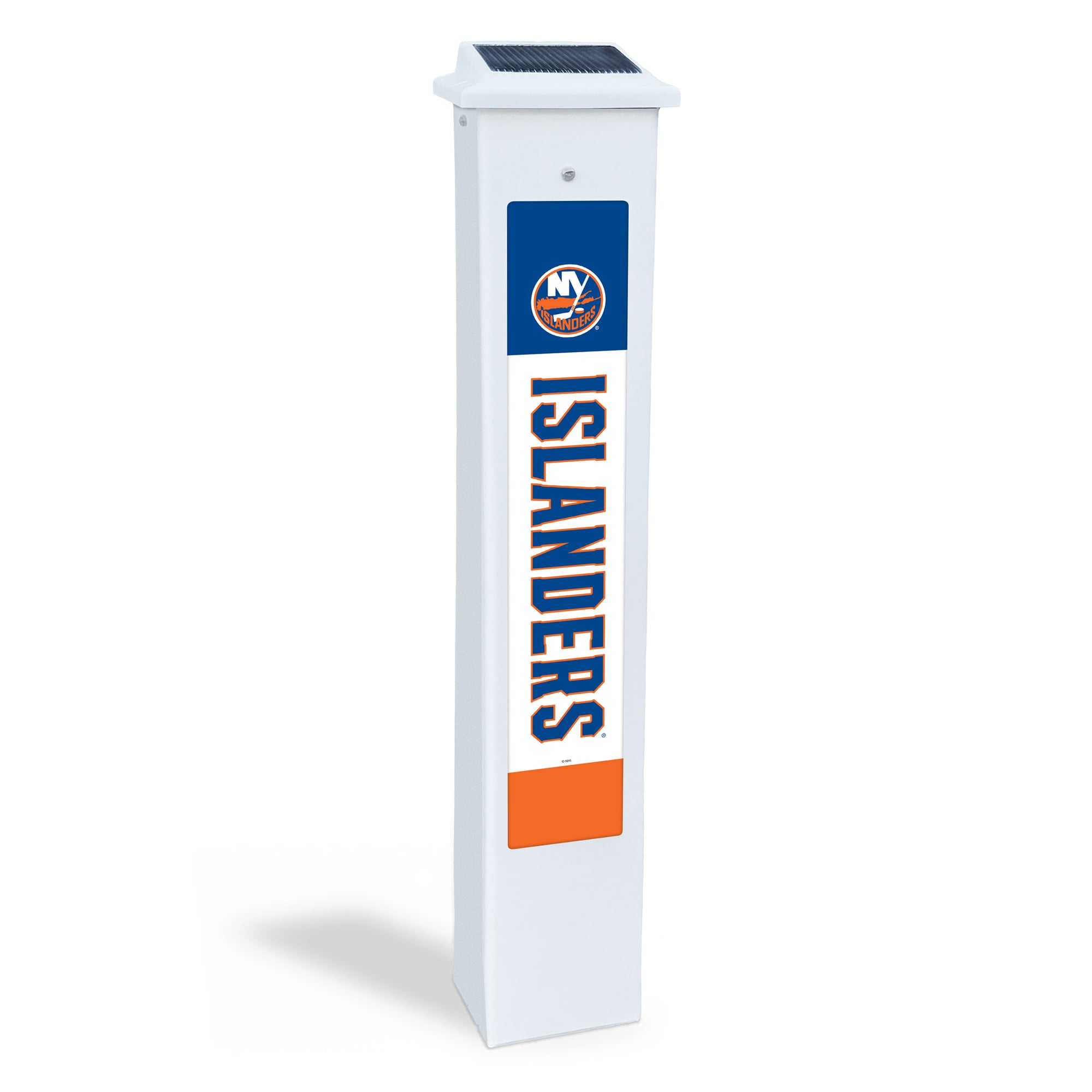 New York Islanders 25" Solar Light Glow Post