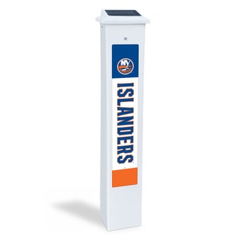 New York Islanders 25" Solar Light Glow Post