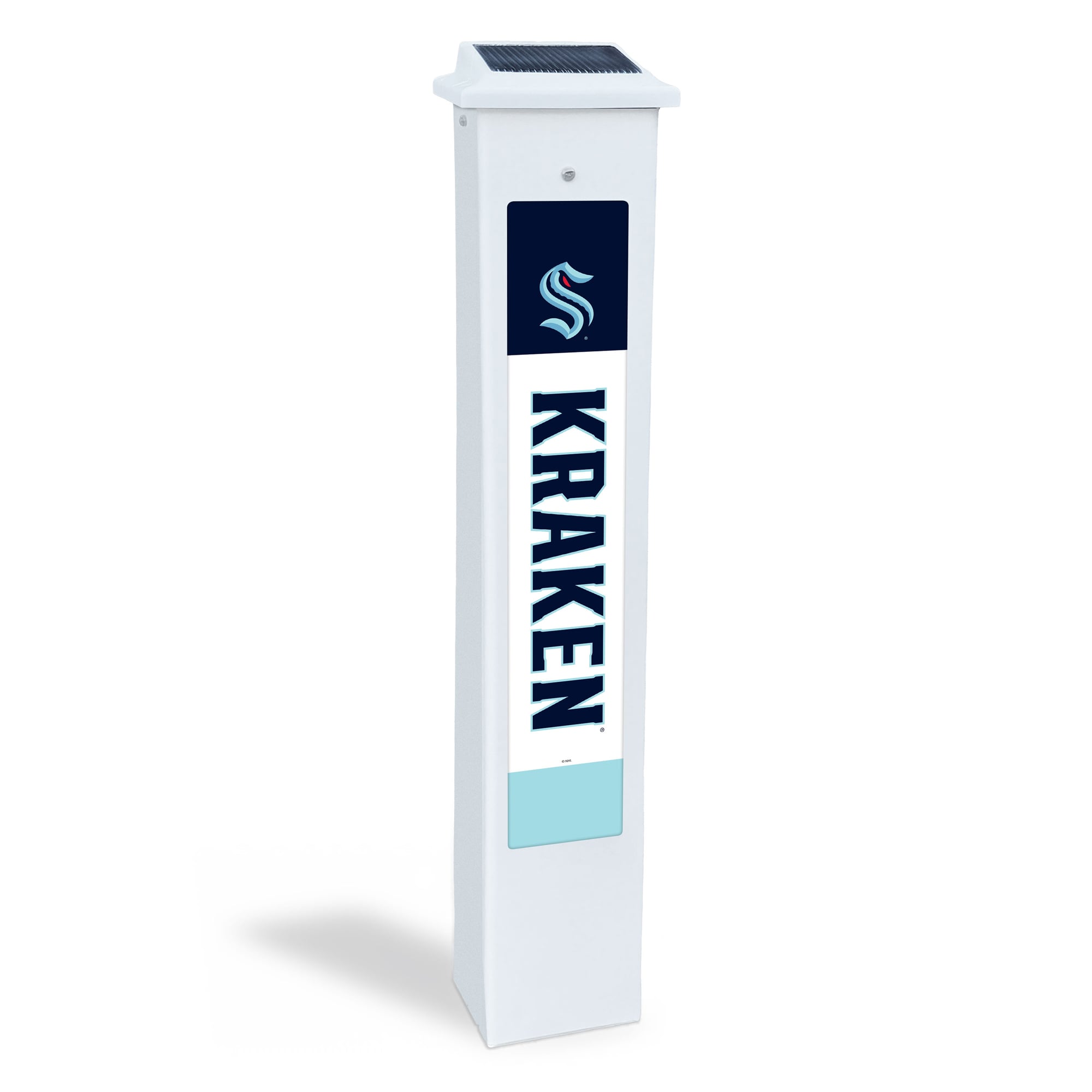 Seattle Kraken 25" Solar Light Glow Post