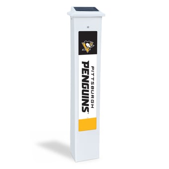 Pittsburgh Penguins 25" Solar Light Glow Post