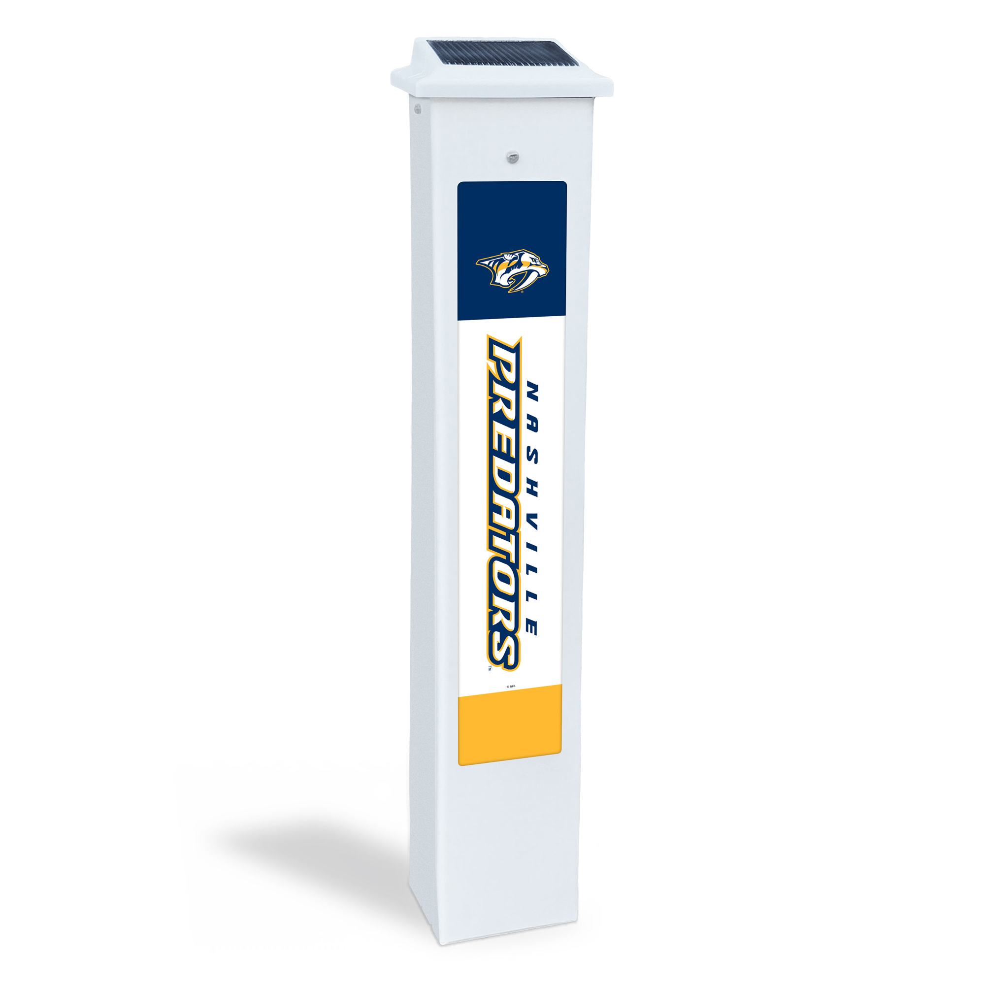 Nashville Predators 25" Solar Light Glow Post