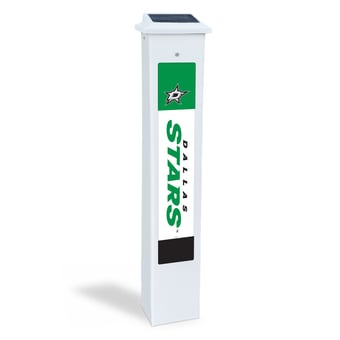 Dallas Stars 25" Solar Light Glow Post