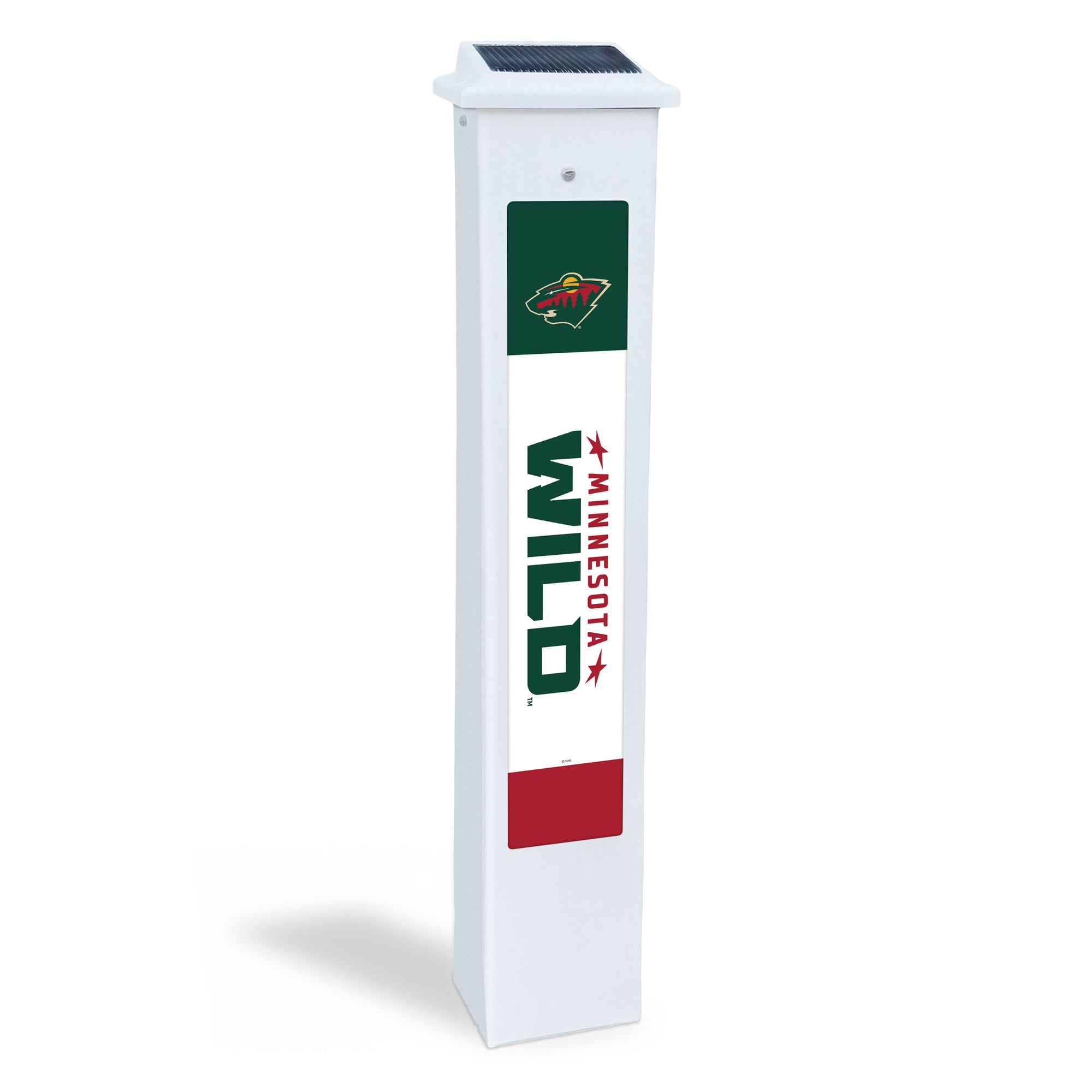 Minnesota Wild 25" Solar Light Glow Post