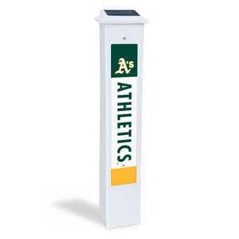 Athletics 25" Solar Light Glow Post
