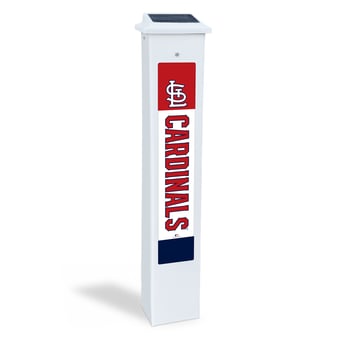 St. Louis Cardinals 25" Solar Light Glow Post