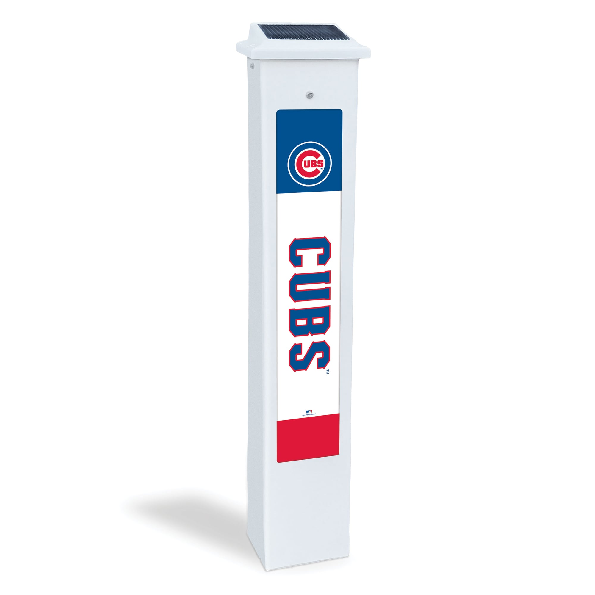 Chicago Cubs 25" Solar Light Glow Post