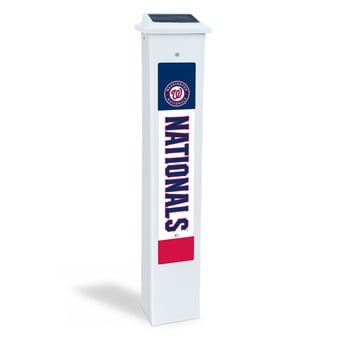 Washington Nationals 25" Solar Light Glow Post