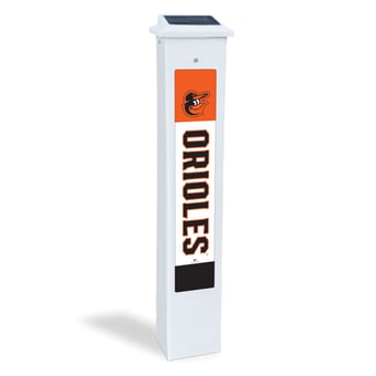 "Baltimore Orioles 25"" Solar Light Glow Post"