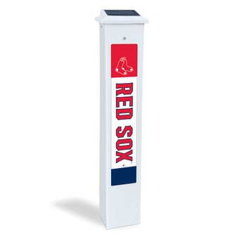 Boston Red Sox 25" Solar Light Glow Post