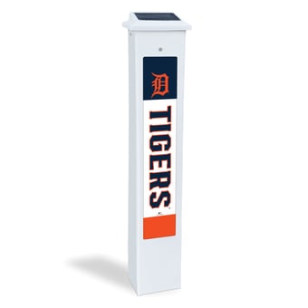 Detroit Tigers 25" Solar Light Glow Post
