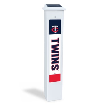 Minnesota Twins 25" Solar Light Glow Post