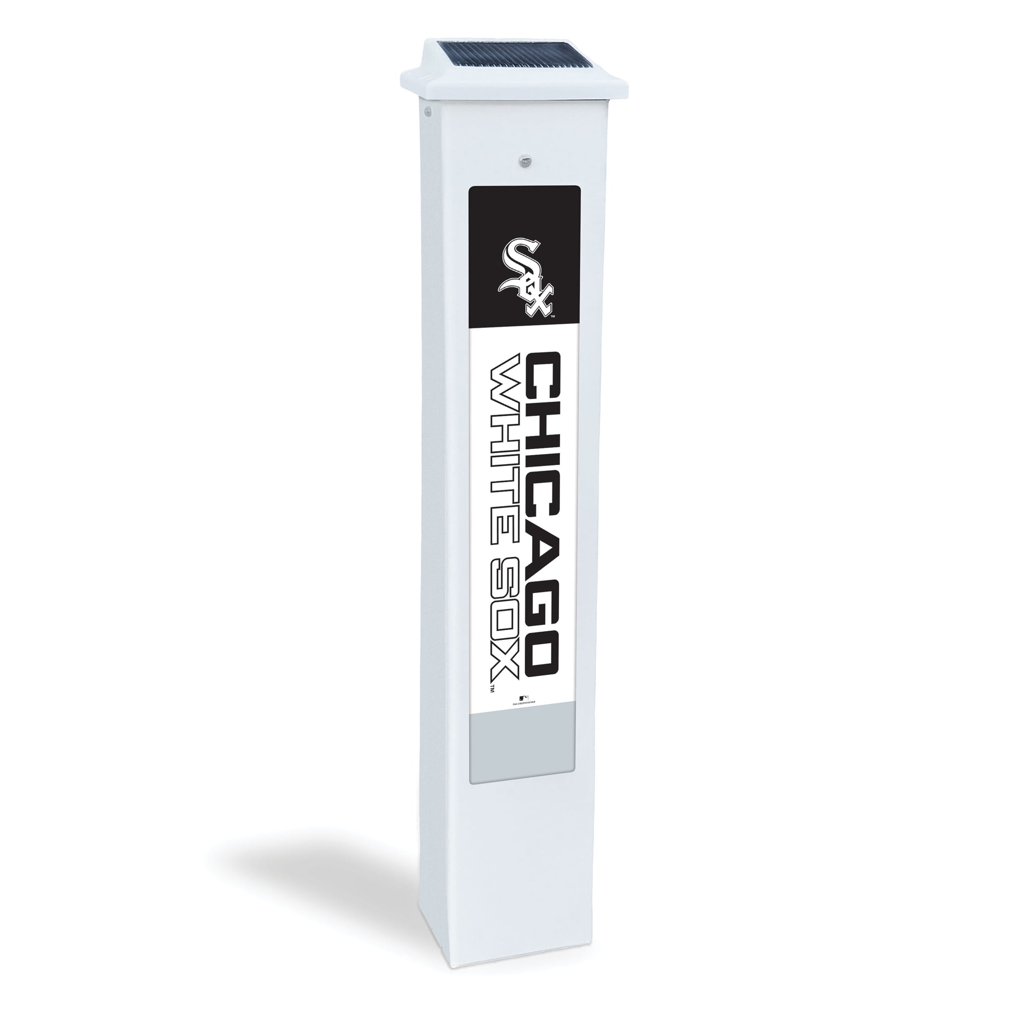 Chicago White Sox 25" Solar Light Glow Post