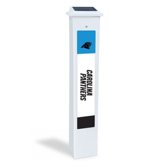 Carolina Panthers 25" Solar Light Glow Post