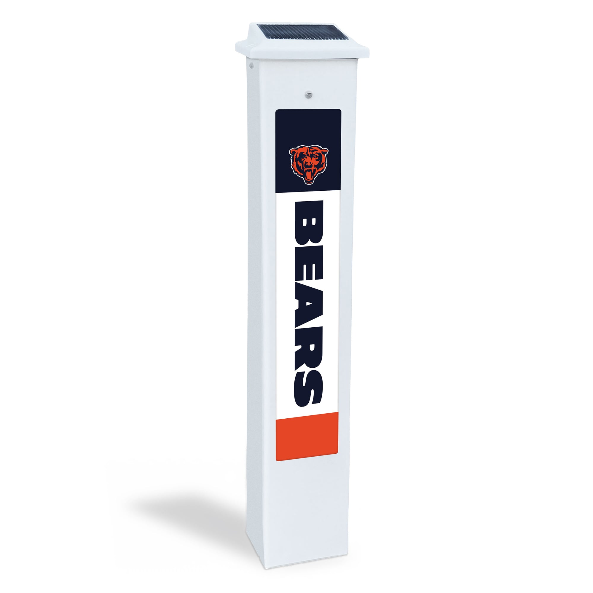 Chicago Bears 25" Solar Light Glow Post