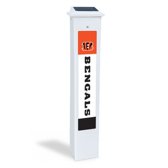 Cincinnati Bengals 25" Solar Light Glow Post