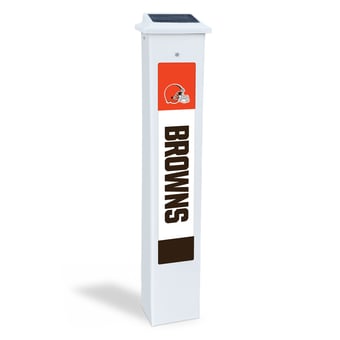 Cleveland Browns 25" Solar Light Glow Post
