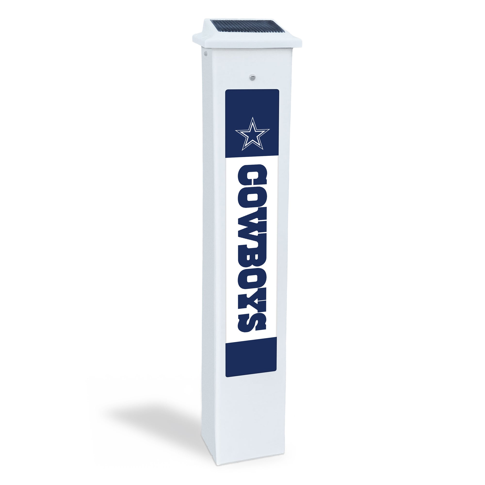 Dallas Cowboys 25" Solar Light Glow Post