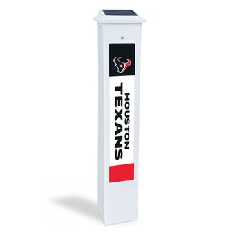 Houston Texans 25" Solar Light Glow Post
