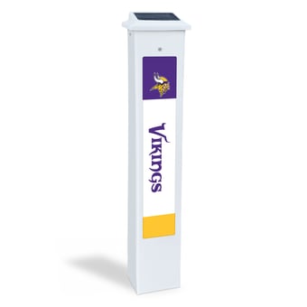 Minnesota Vikings 25" Solar Light Glow Post