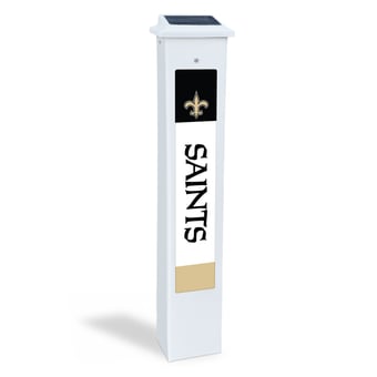 New Orleans Saints 25" Solar Light Glow Post