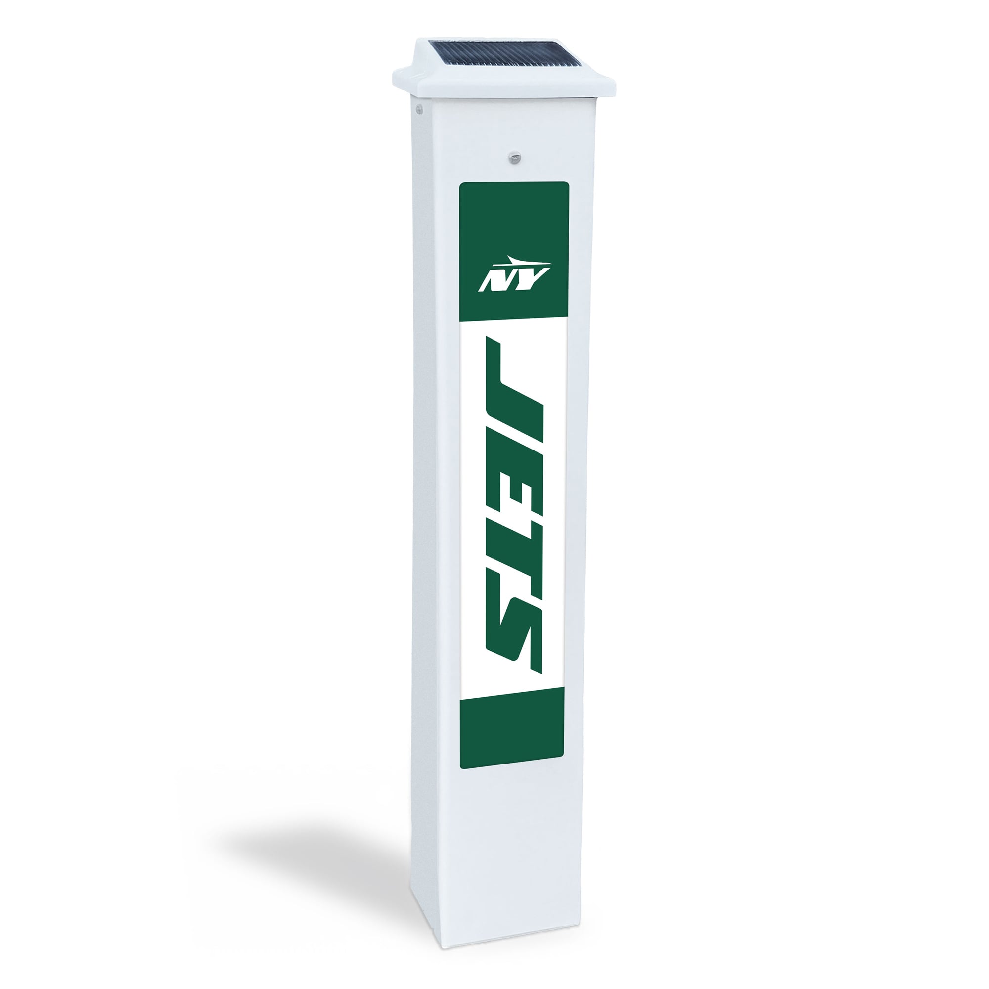 New York Jets 25" Solar Light Glow Post
