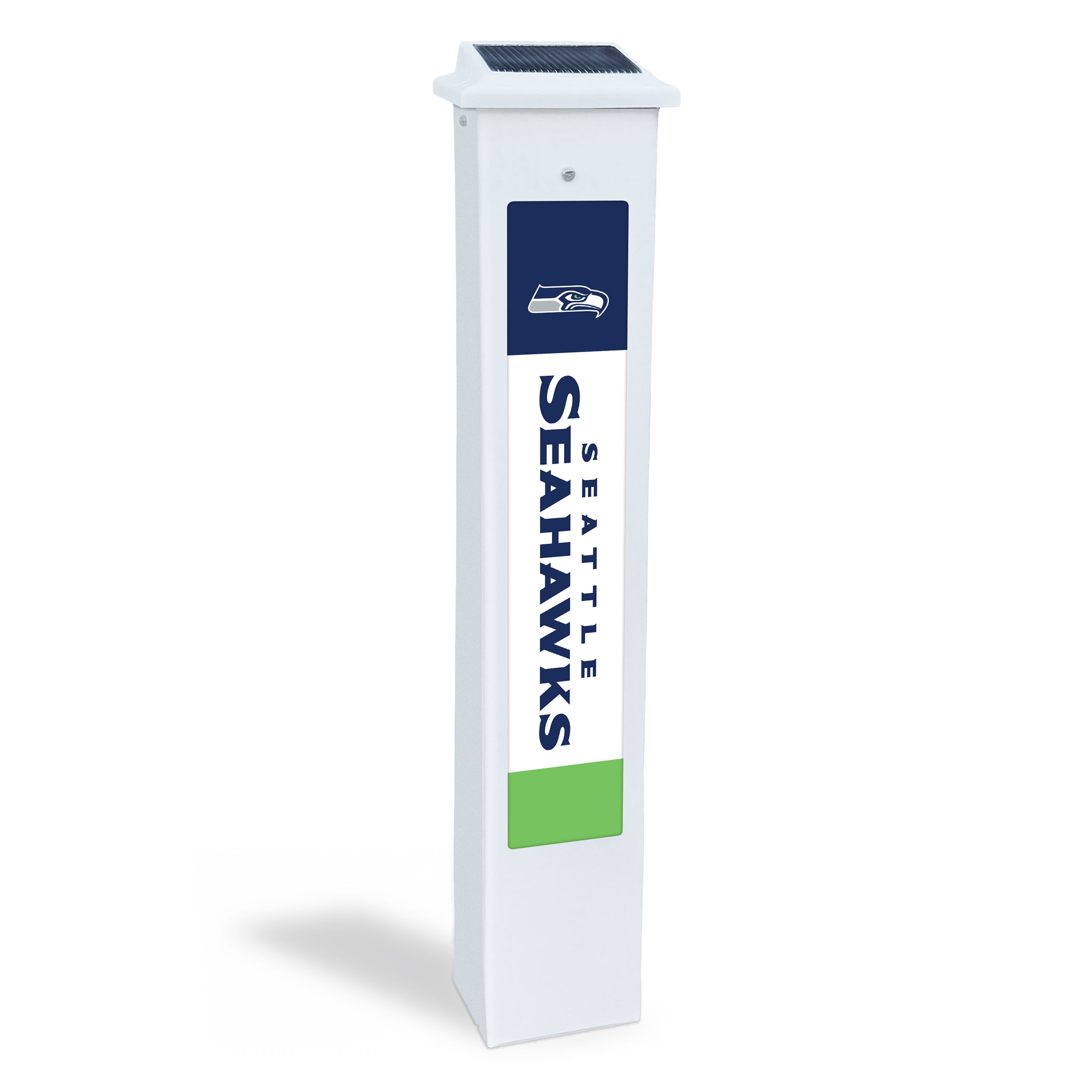 Seattle Seahawks 25" Solar Light Glow Post
