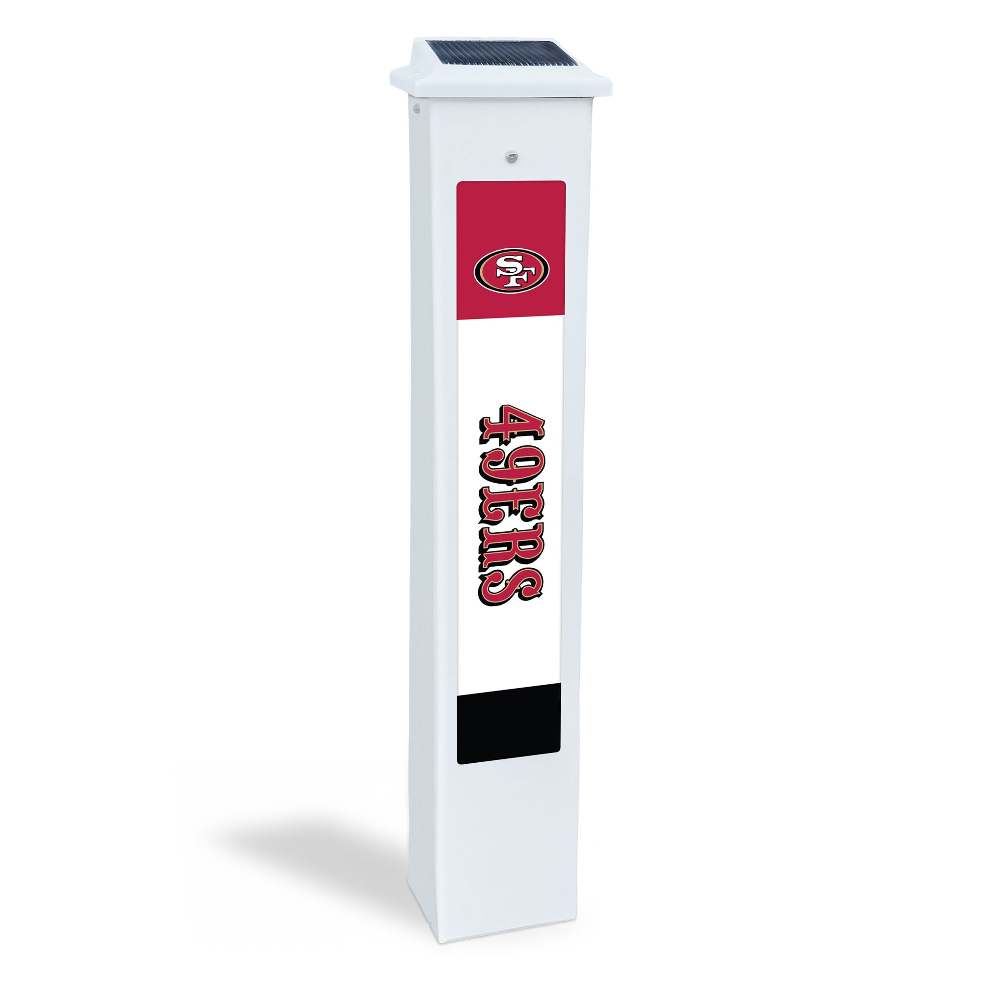 San Francisco 49ers 25" Solar Light Glow Post