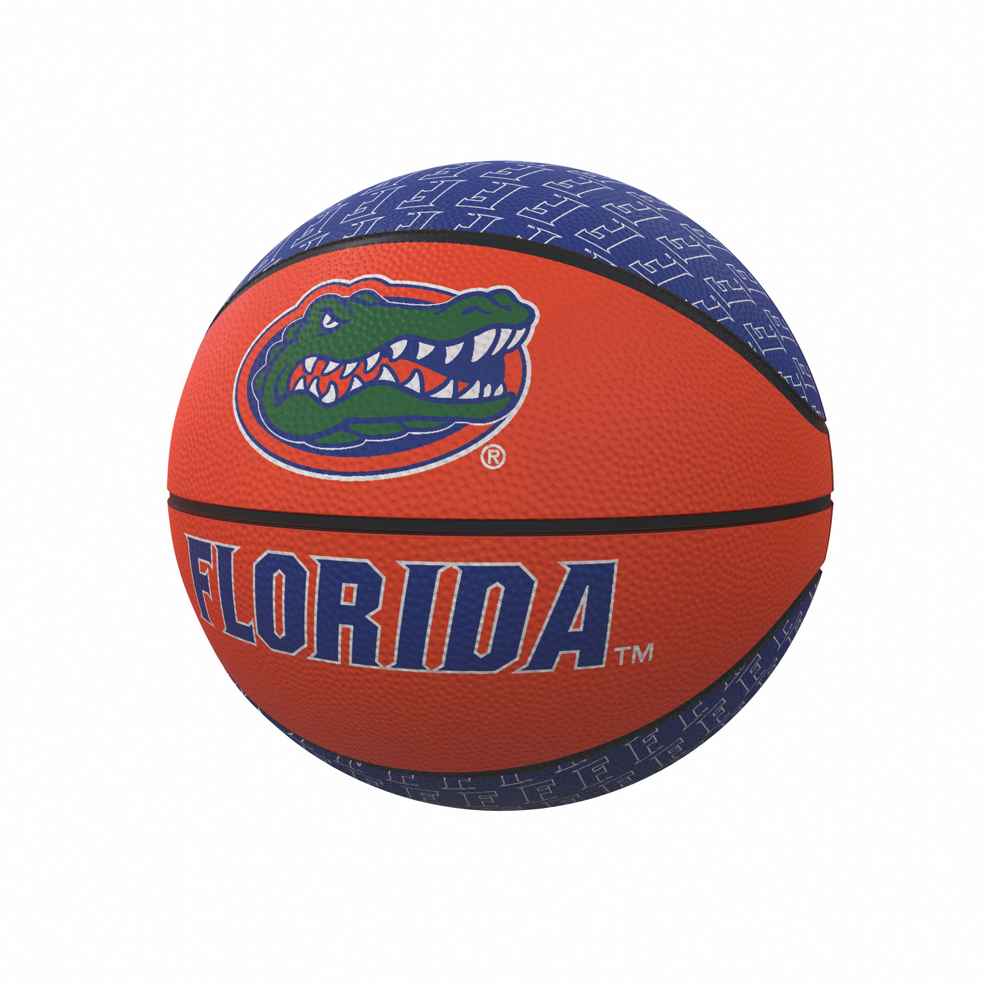 Logo Brands Florida Gators Repeating Logo Mini-Size Rubber Basketball