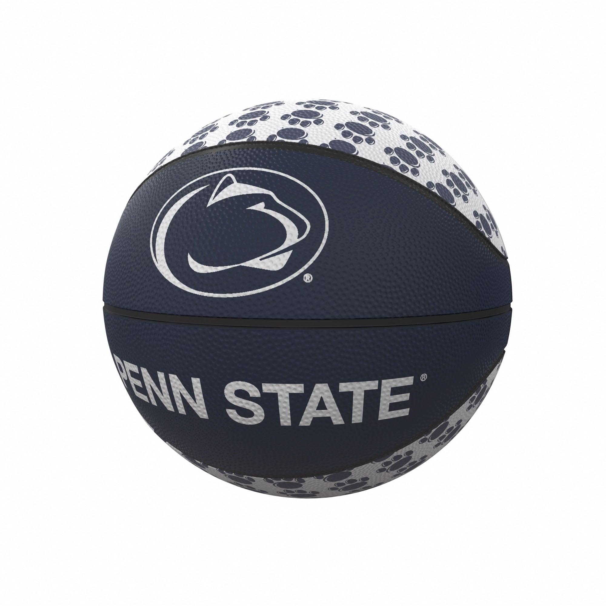 Logo Brands Penn State Nittany Lions Repeating Logo Mini-Size Rubber Basketball