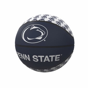 Logo Brands Penn State Nittany Lions Repeating Logo Mini-Size Rubber Basketball