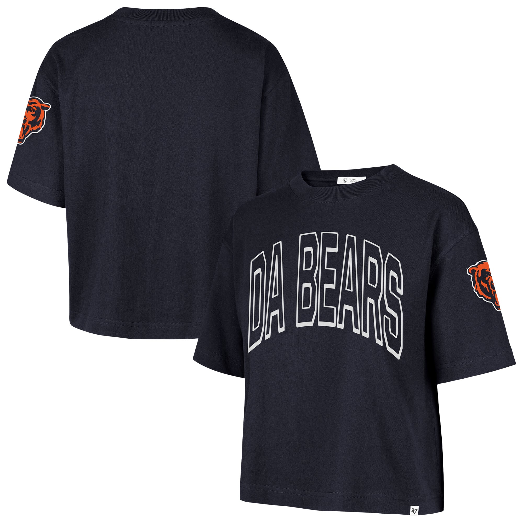 Women’s ’47 Navy Chicago Bears Call Out Reed City T-Shirt Women’s ’47 Navy Chicago Bears Call Out Reed City T-Shirt