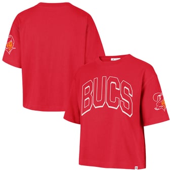 Women's '47 Red Tampa Bay Buccaneers Call Out Reed City T-Shirt