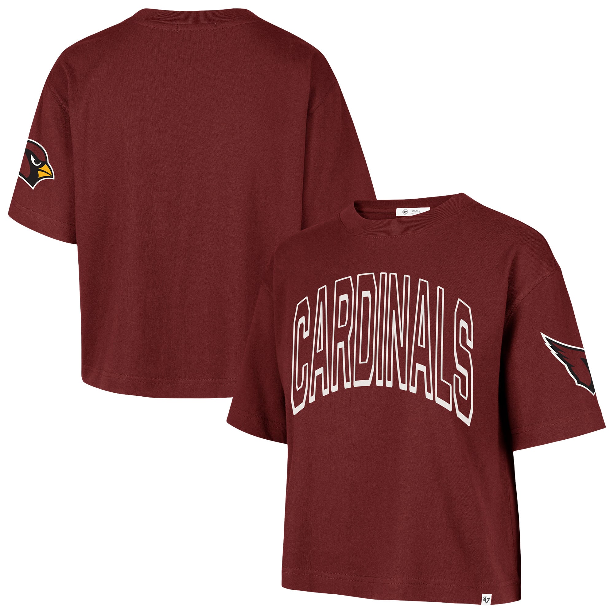 Women’s ’47 Cardinal Arizona Cardinals Call Out Reed City T-Shirt