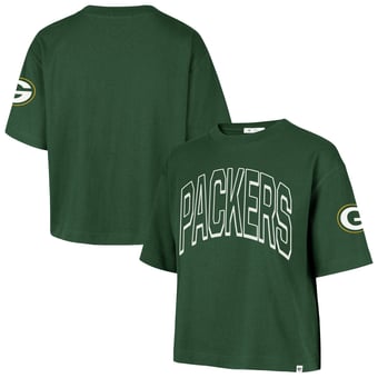Women's '47 Green Green Bay Packers Call Out Reed City T-Shirt