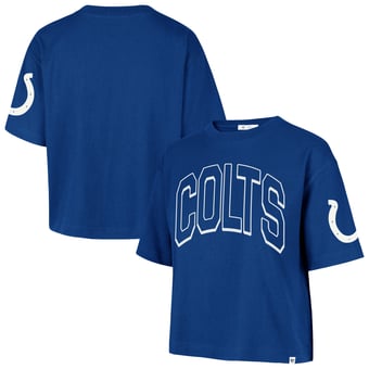 Women's '47 Royal Indianapolis Colts Call Out Reed City T-Shirt