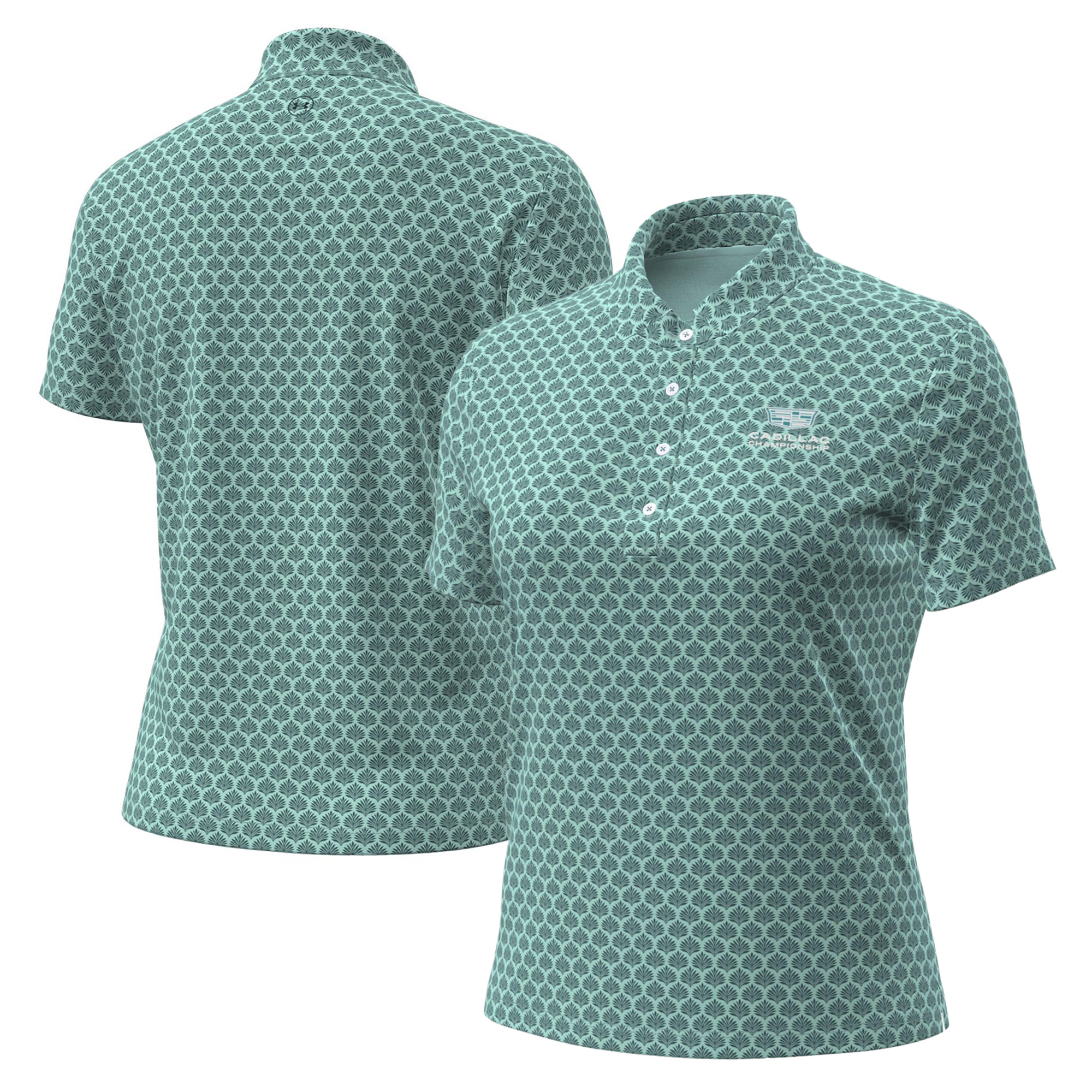 Women’s Under Armour Mint Cadillac Championship Armour Dry Printed Polo