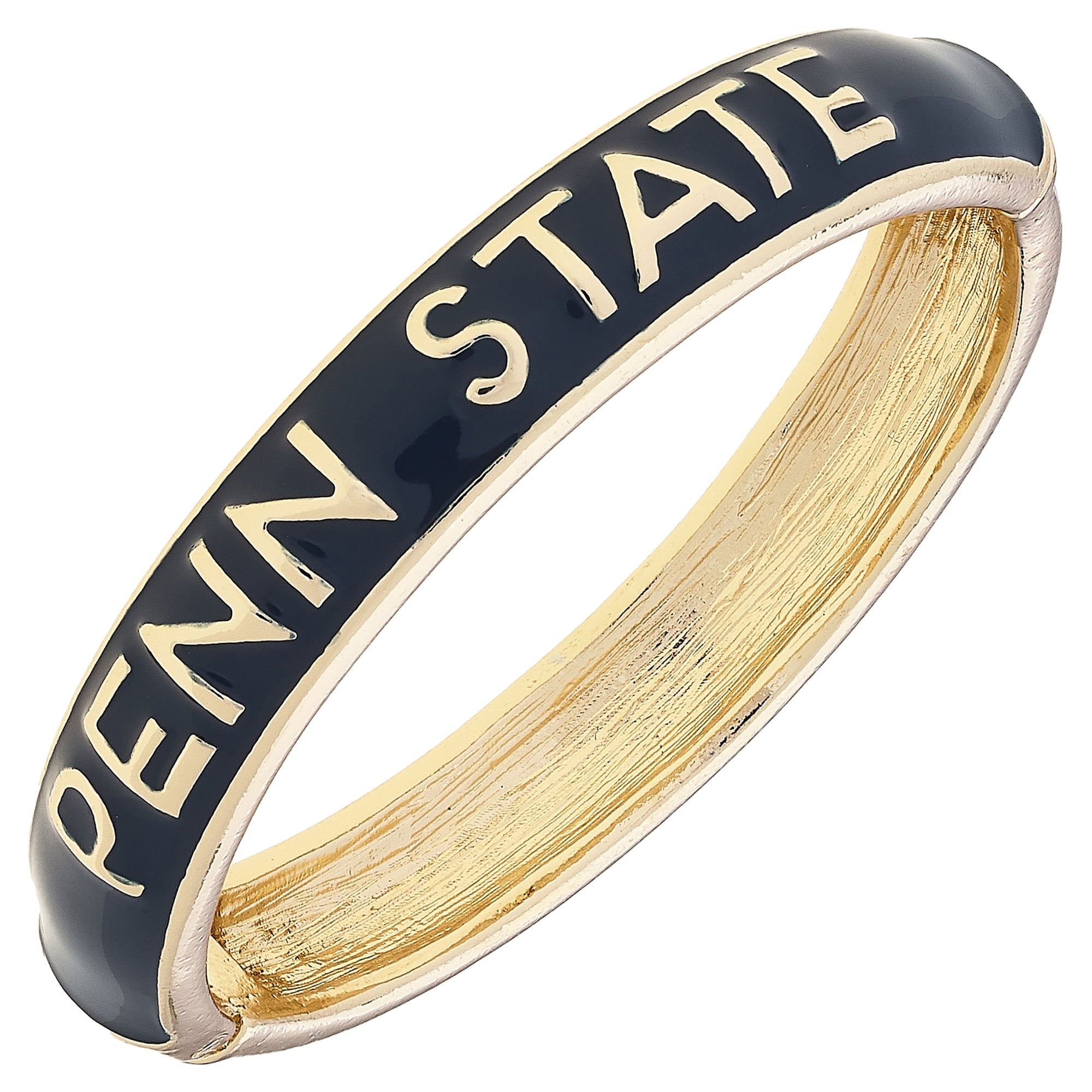 Women's CANVAS Style Penn State Nittany Lions Enamel Hinge Bangle