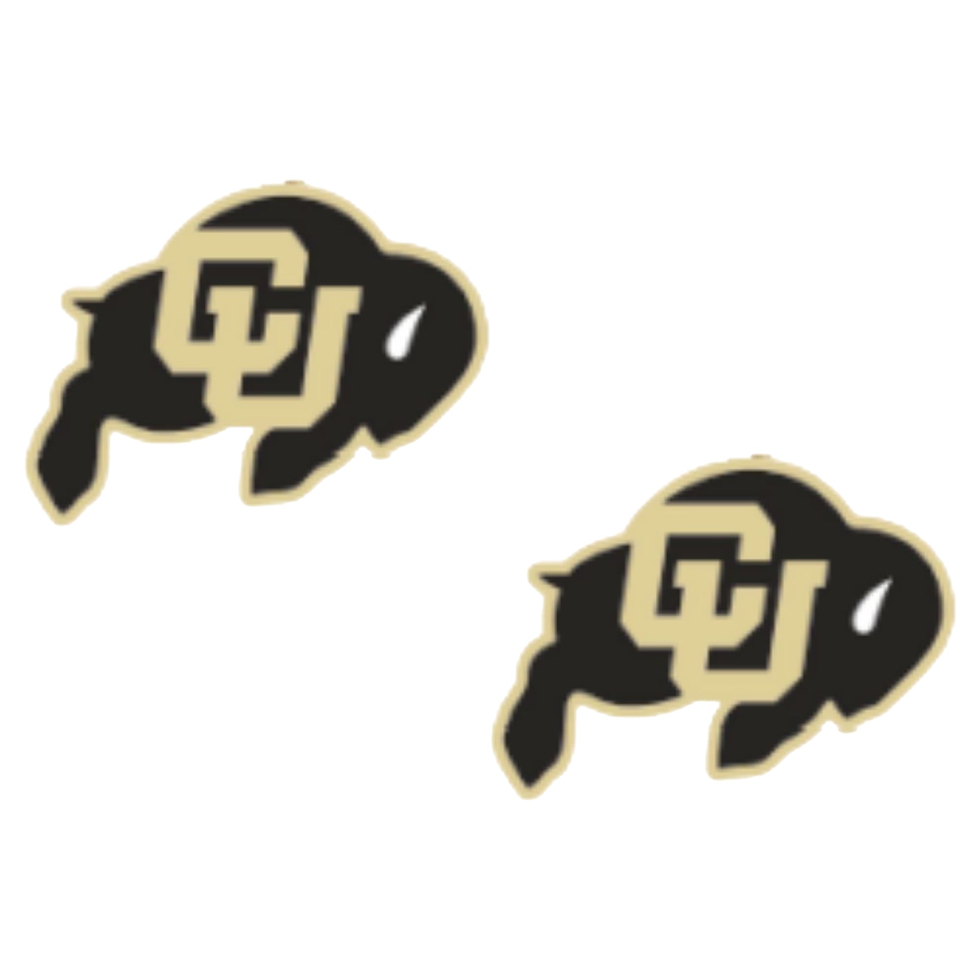 Women's CANVAS Style Colorado Buffaloes Logo Stud Earrings