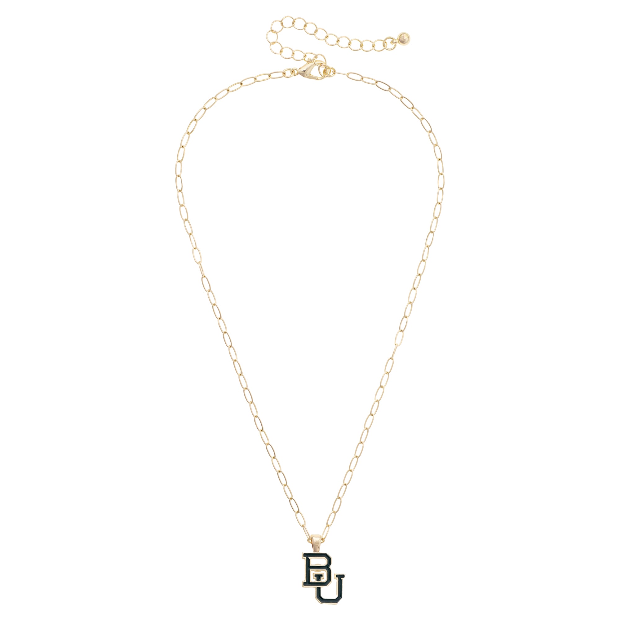 Women's CANVAS Style Baylor Bears 18K Gold-Plated Enamel Pendant Necklace