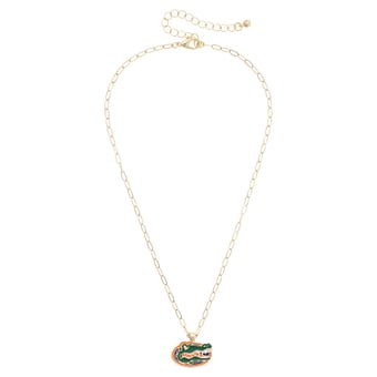 Women's CANVAS Style Florida Gators 18K Gold-Plated Enamel Pendant Necklace