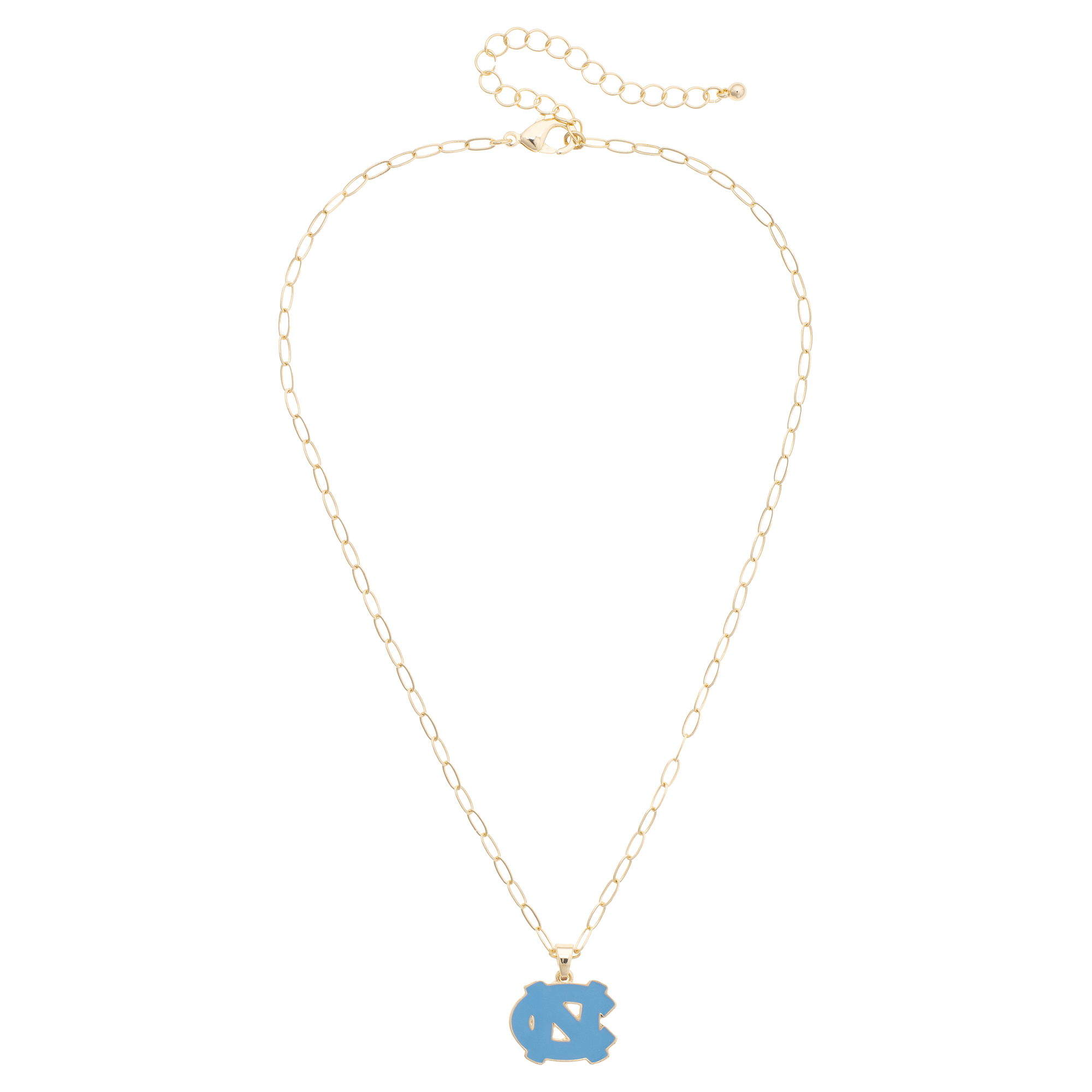 Women's CANVAS Style North Carolina Tar Heels 18K Gold-Plated Enamel Pendant Necklace