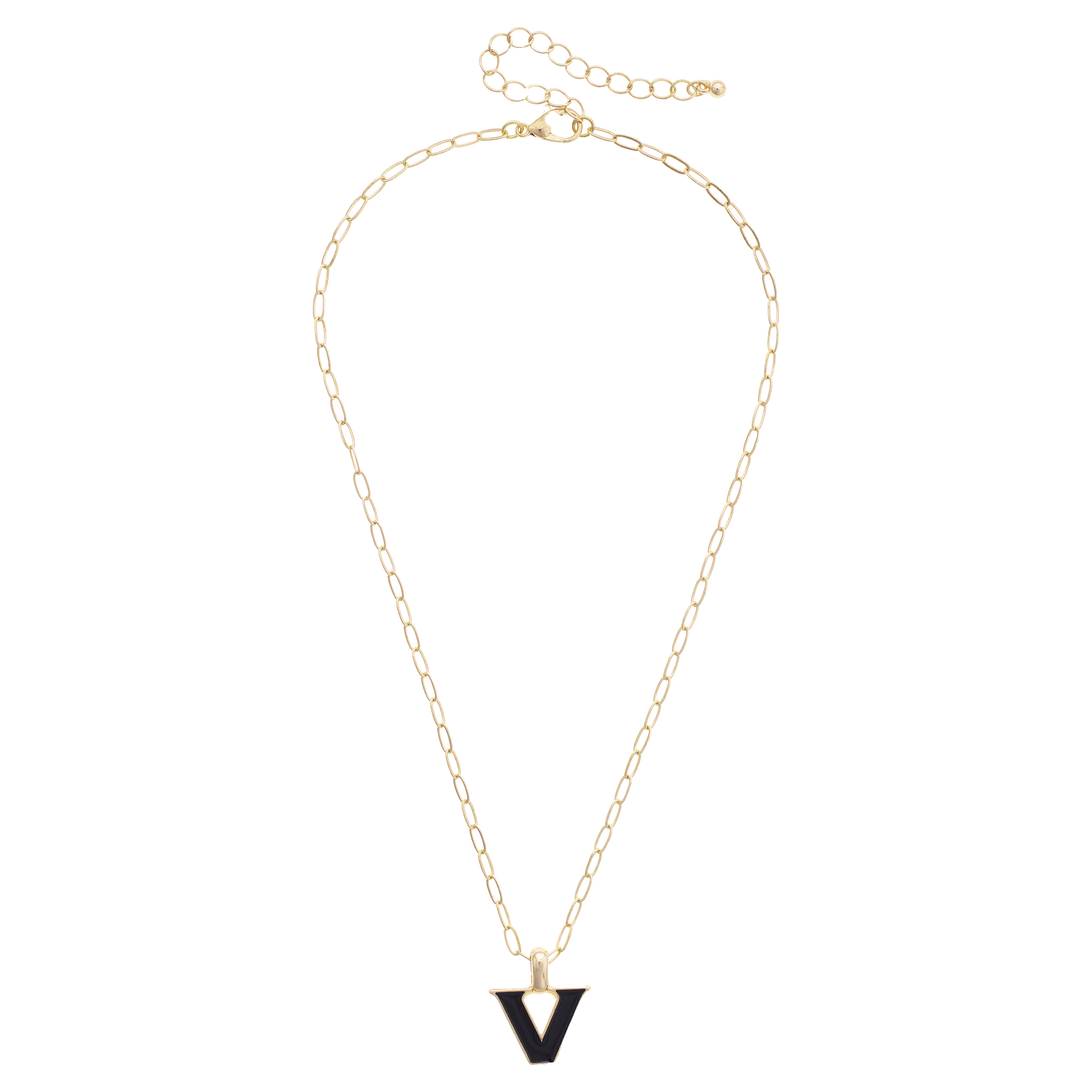 Women's CANVAS Style Vanderbilt Commodores 18K Gold-Plated Enamel Pendant Necklace