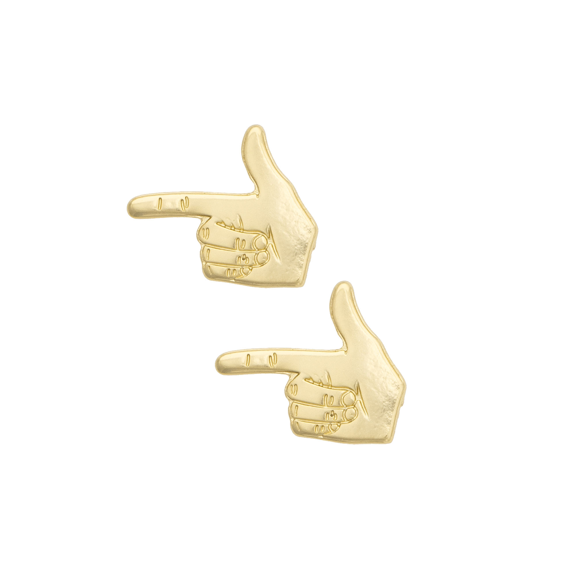Women's CANVAS Style Texas Tech Red Raiders 24K Gold-Plated Stamped Earrings