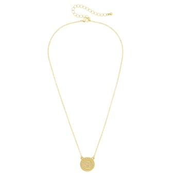 Women's CANVAS Style Alabama Crimson Tide 24K Gold-Plated Stamped Necklace