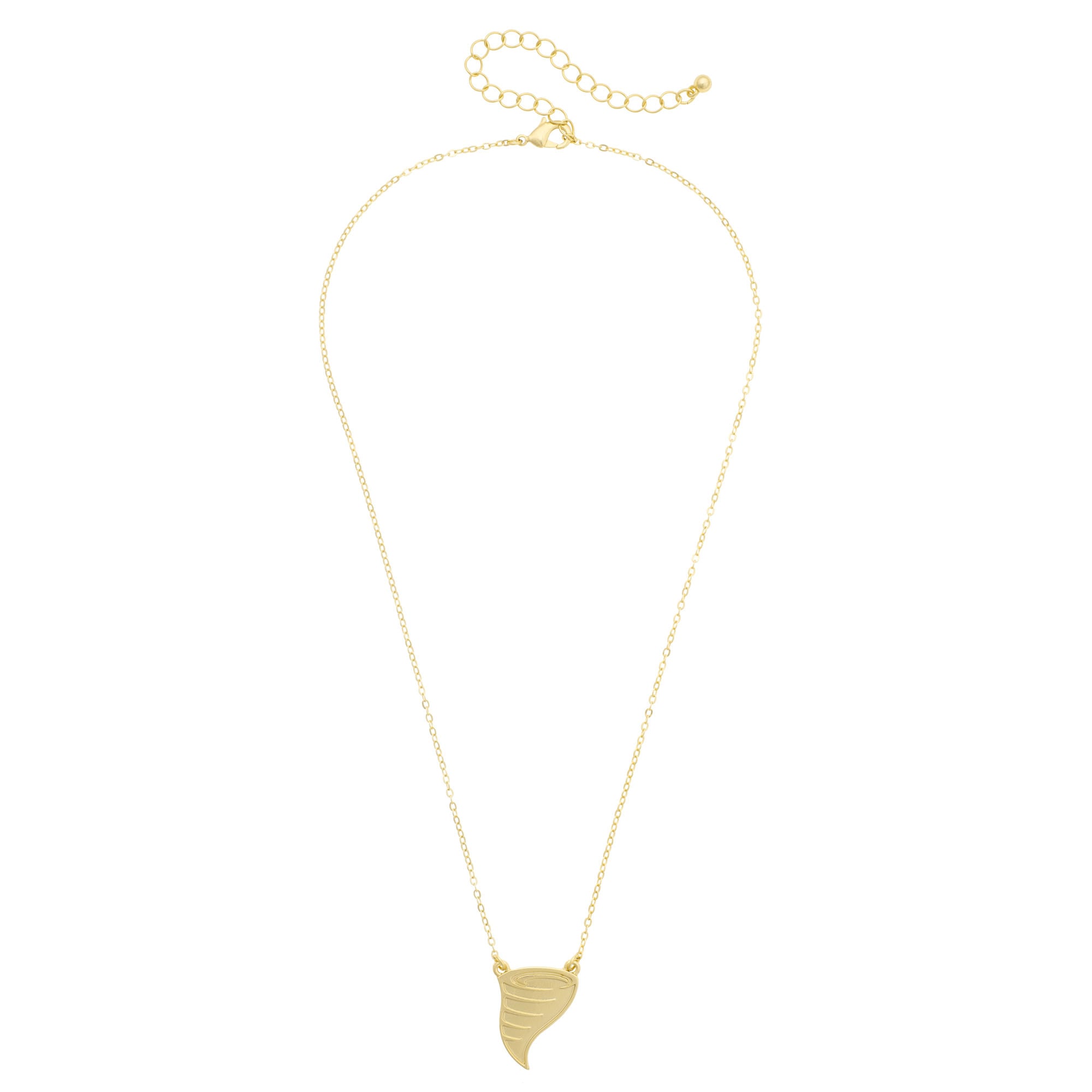 Women's CANVAS Style Iowa State Cyclones 24K Gold-Plated Stamped Necklace